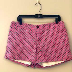Polo, pink and green, shorts, size 12